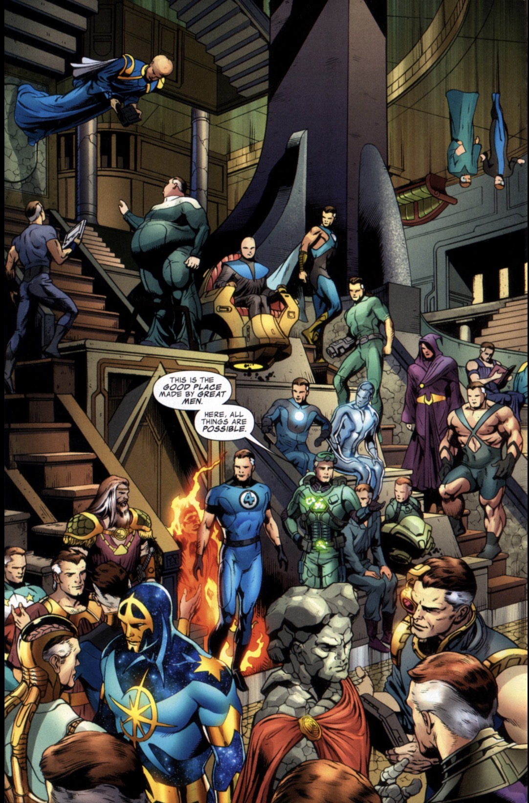 FANTASTIC FOUR #570-572 (2009): Hickman run begins