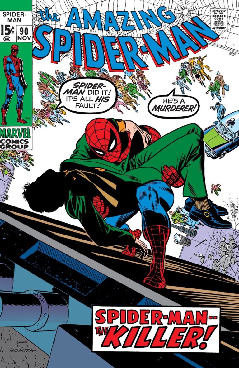 AMAZING SPIDERMAN 8890 (1970) Death of Captain Stacy Earth's