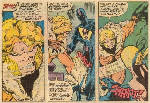 IRON FIST #14 (1977): 1ST SABRETOOTH - Earth's Mightiest Blog