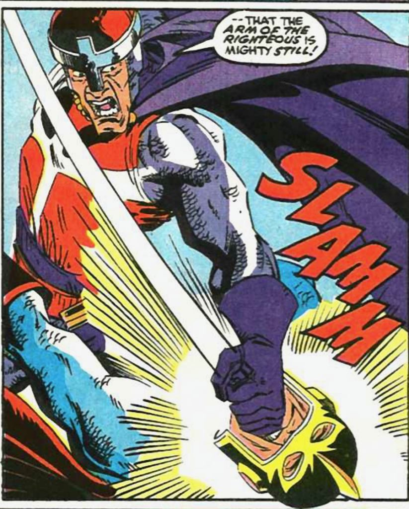 USA,1990 Avengers Spotlight # 39 Black Knight, 'Avengers Reborn' part 3 of 4 