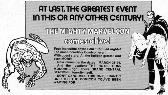Marvel Comic Con 1975