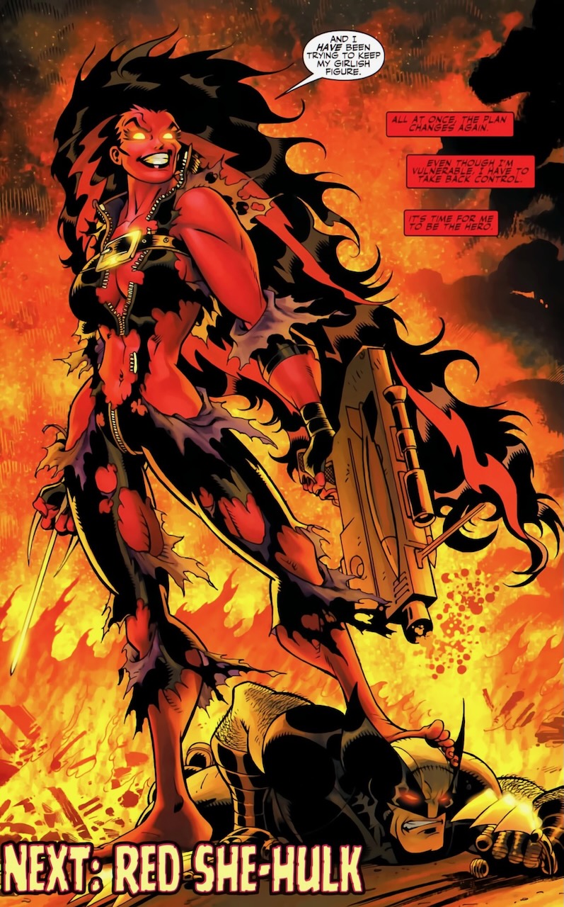 Hulk #14-17 (2009-2010): 1st Code Red, Red She-Hulk